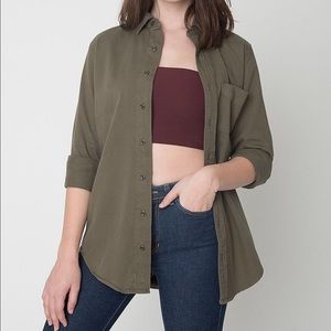 American Apparel button up shirt with pocket.