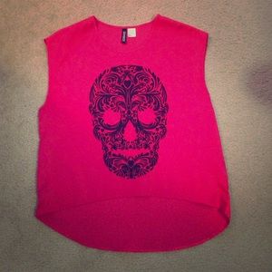 Skull crop top