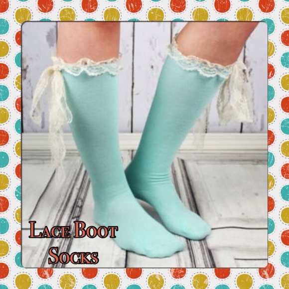 SOLD OUT Pastel Boot Socks - Picture 2 of 3