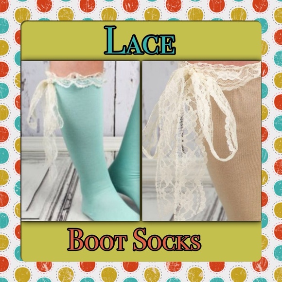 SOLD OUT Pastel Boot Socks - Picture 3 of 3