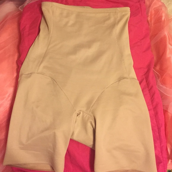Beige body shaper slip