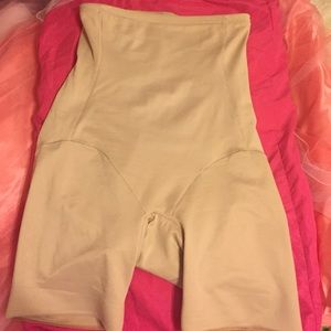 Beige body shaper slip