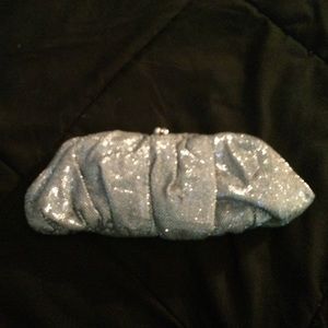 Silver Sparkle Clutch