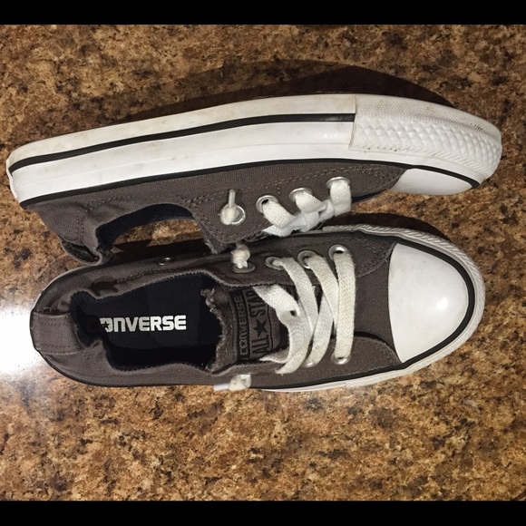 dark grey womens converse