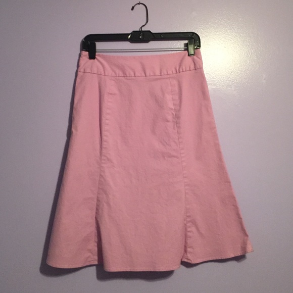 Gap Long Pink Pleated Skirt