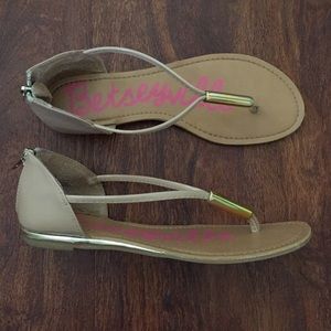 Nude Patent Leather Sandal