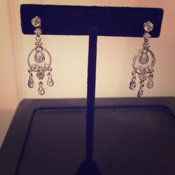 Silver earrings