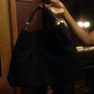 Suede Victoria secret bag