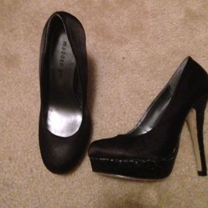 Madden Girl black dress shoes 7