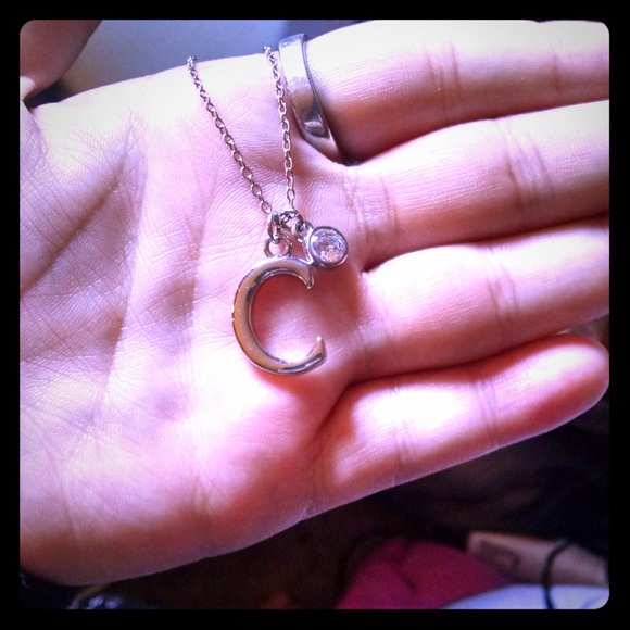 Letter 'C' charm necklace