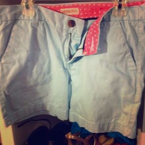 Light blue shorts