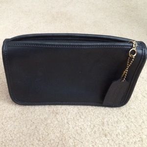 Black coach accessory bag