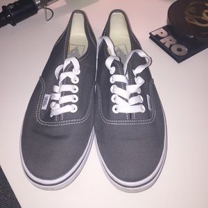 Worn once grey vans!