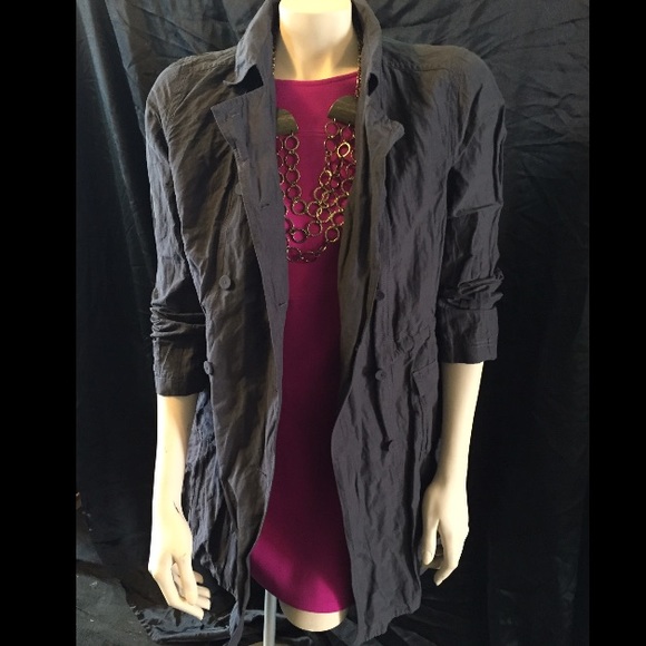 eileen fisher rumpled leather jacket