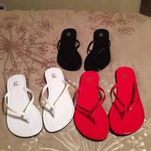 3 pair of sandals