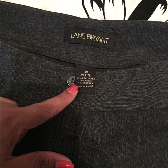 Lane Bryant Gray dress pants-size 20 Petite - Picture 2 of 4