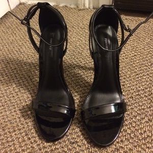 Forever 21 Black Strappy Heels
