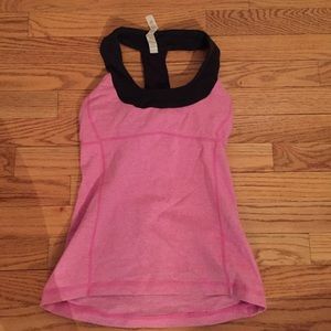 Lululemon pink workout top!