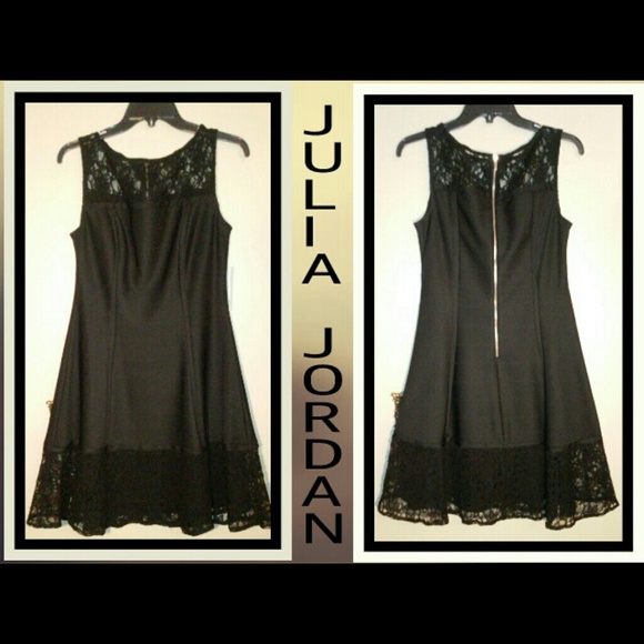 HP⭐ NWT Julia Jordan Black Dress - Picture 3 of 4