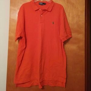 Men's Orange Polo top