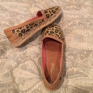 Sperry Top-Sider Leopard espadrilles flats