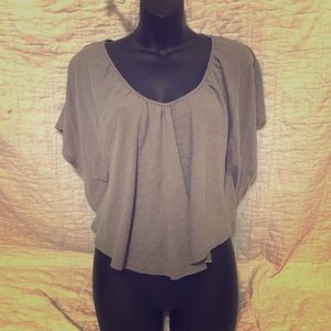 Loose low cut shirt