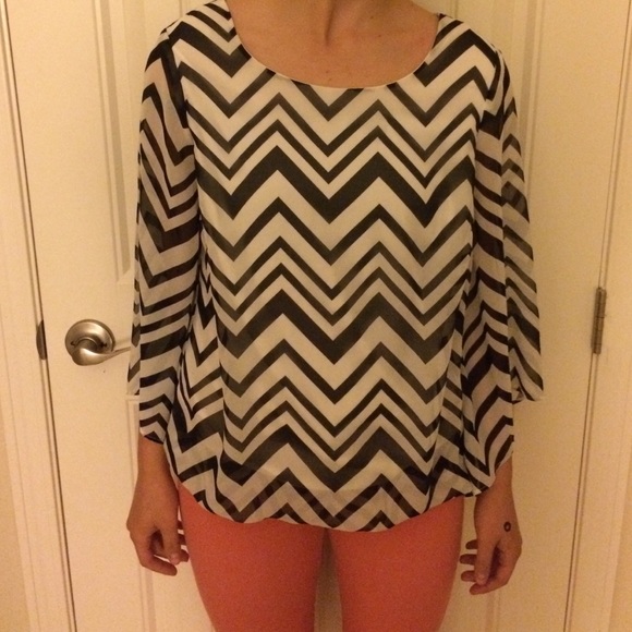 Cheveron dress shirt