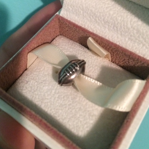 DISCONTINUED football pandora charm