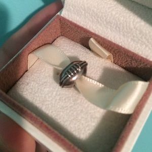 DISCONTINUED football pandora charm