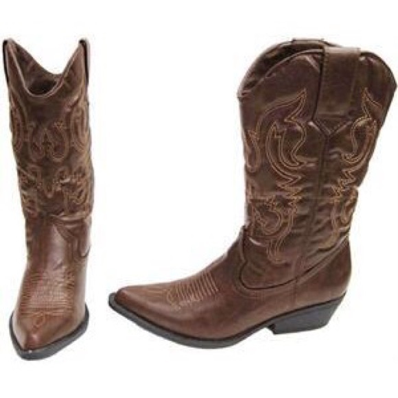 Madden Girl brown cowboy boots size 7