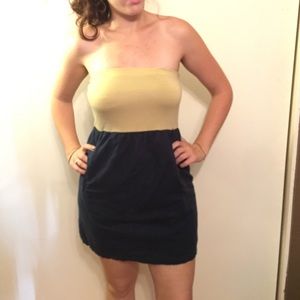Strapless dress