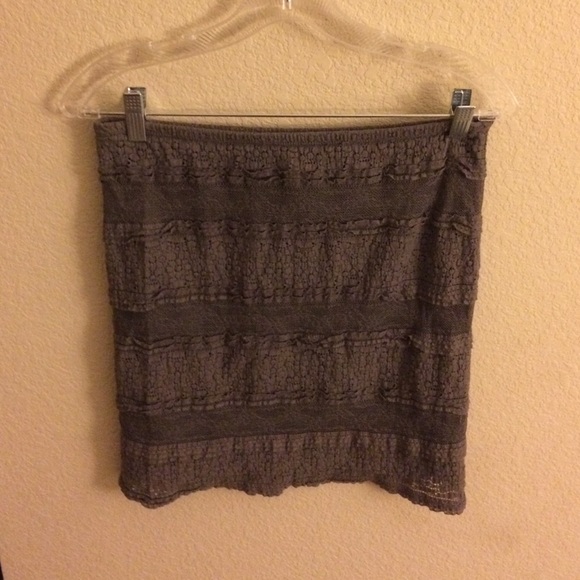Lace skirt with slip