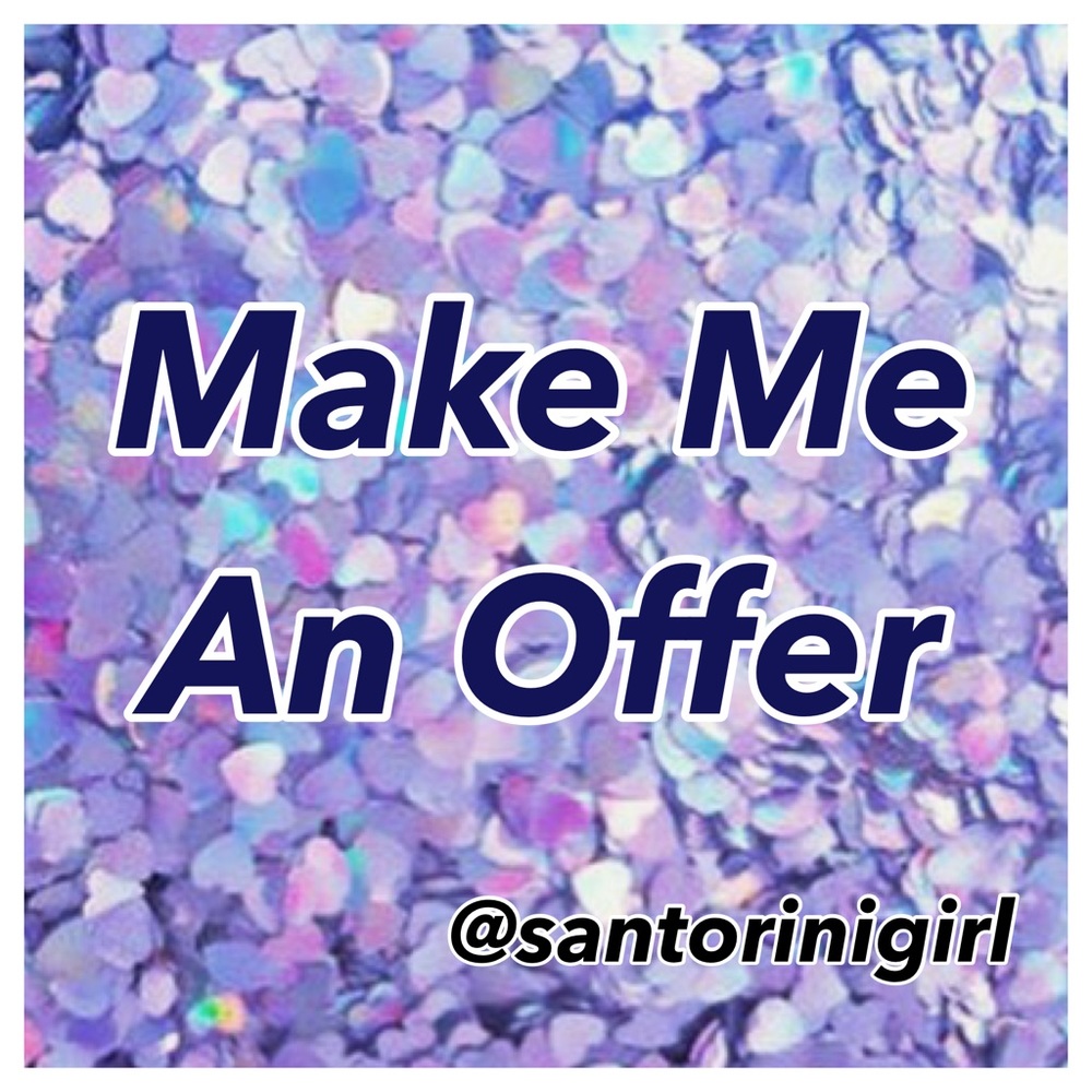 I entertain all reasonable offers