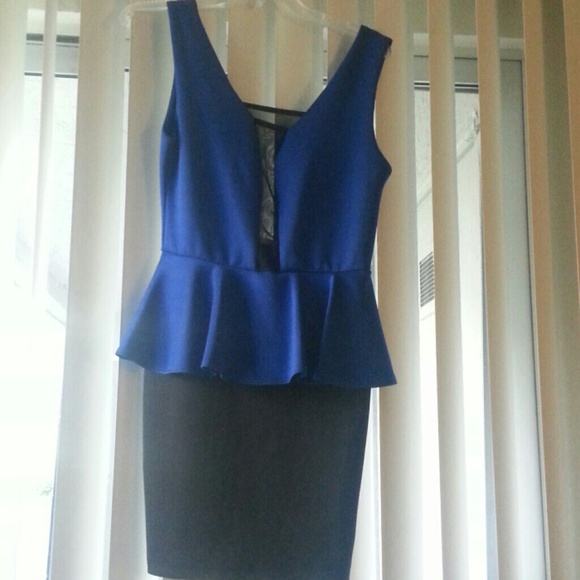 Royal blue dress