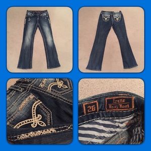 Rock Revival Irene Easy Boot 26 Jeans Buckle