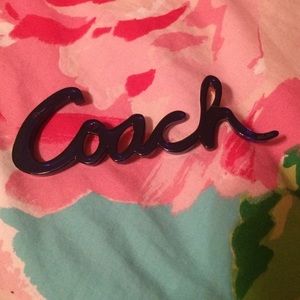 Blue coach script hang tag