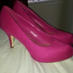 Hot pink heels