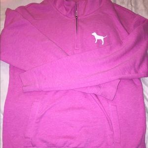 VS PINK Half Zip Up