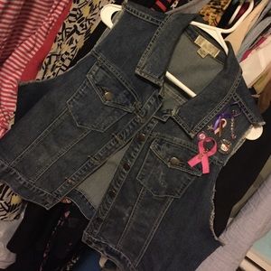 Denim vest