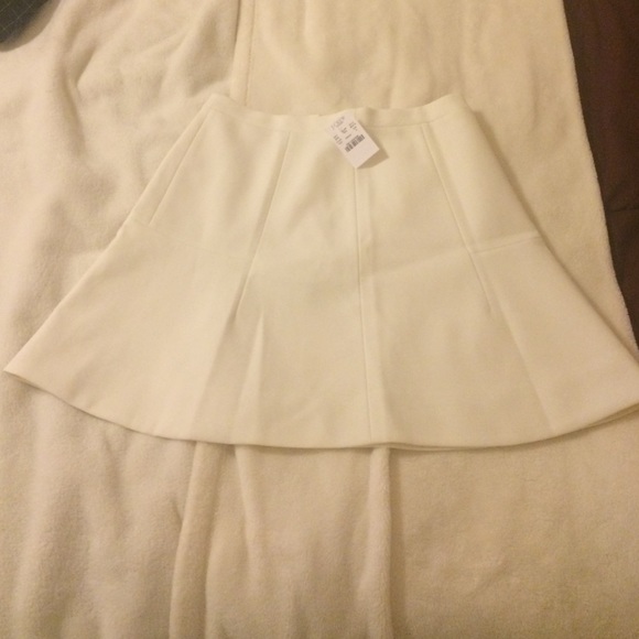 J. Crew factory store white skirt SZ 0