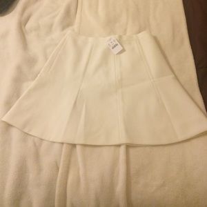 J. Crew factory store white skirt SZ 0