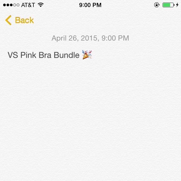 2 VS Pink bra