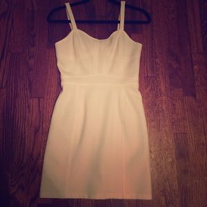 Urban outfitters off white bustier dress.