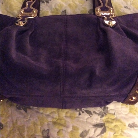 SALE Purple suede Michael Kors purse