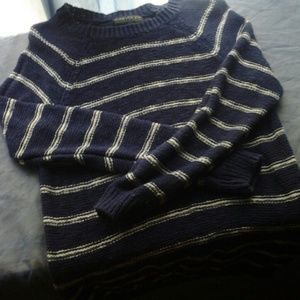 Thick striped sweater