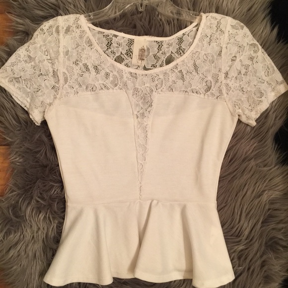 White lace top