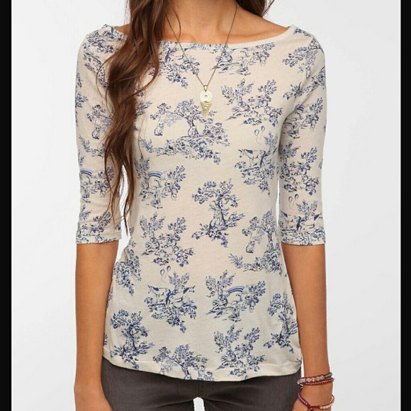 Adorable unicorn cat print bdg shirt