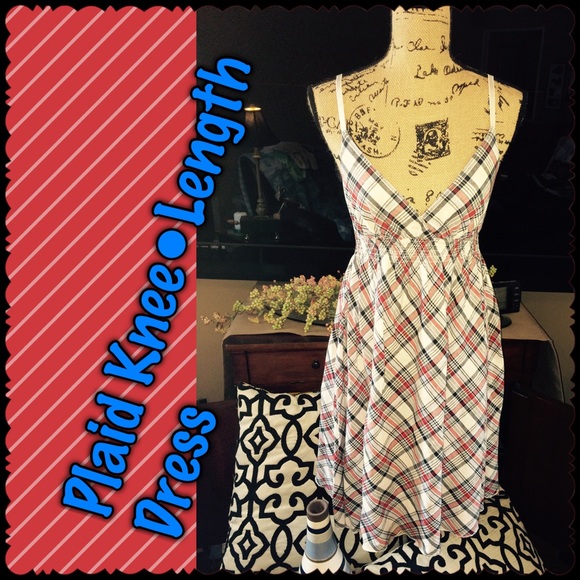 PLAID DRESS