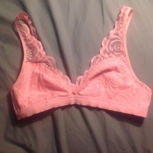 CORAL VS PINK BRALETTE