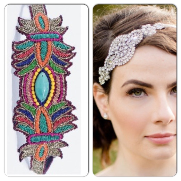 Zara Accessories - Zara Embroidered with Gemstones Head Band! Zara Accessories - Zara Embroidered with Gemstones Head Band!